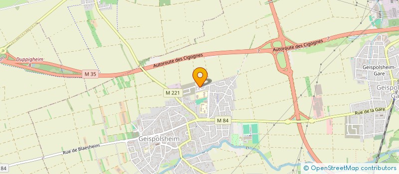 localisation de l'entreprise MADAME MADELEINE MANDES  GEISPOLSHEIM