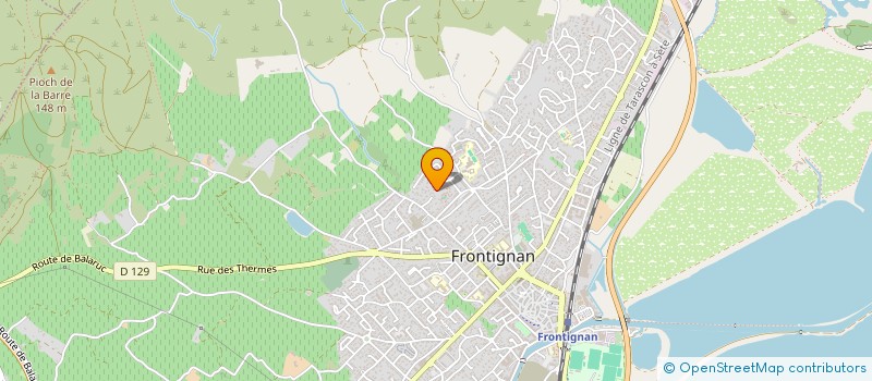localisation de l'entreprise MADAME MADELEINE MANEIRO à FRONTIGNAN