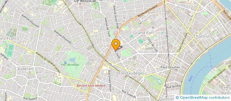 localisation de l'entreprise MADAME MADELEINE MARCHAND à BORDEAUX