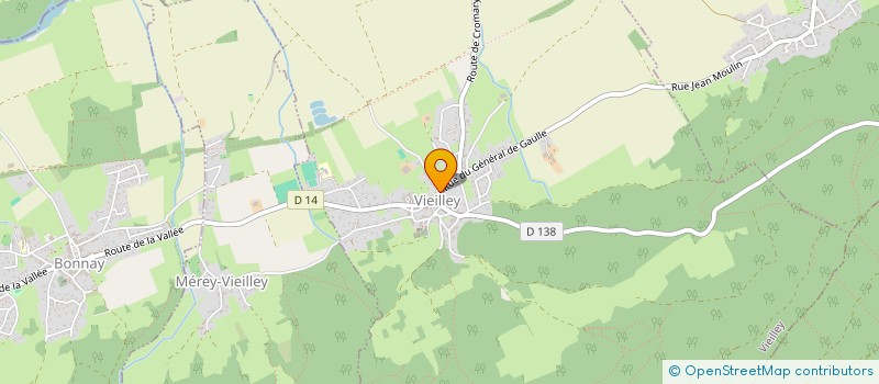 localisation de l'entreprise MADAME MADELEINE MARCHE  VIEILLEY