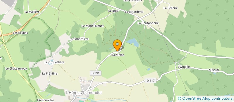 localisation de l'entreprise MADAME MADELEINE MARGE à L'HOME-CHAMONDOT