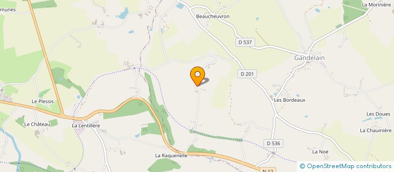 localisation de l'entreprise MADAME MADELEINE-MARIE BOUL à GANDELAIN