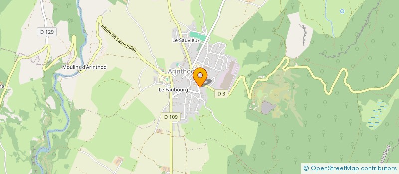 localisation de l'entreprise MADAME MADELEINE MARIN à AROMAS