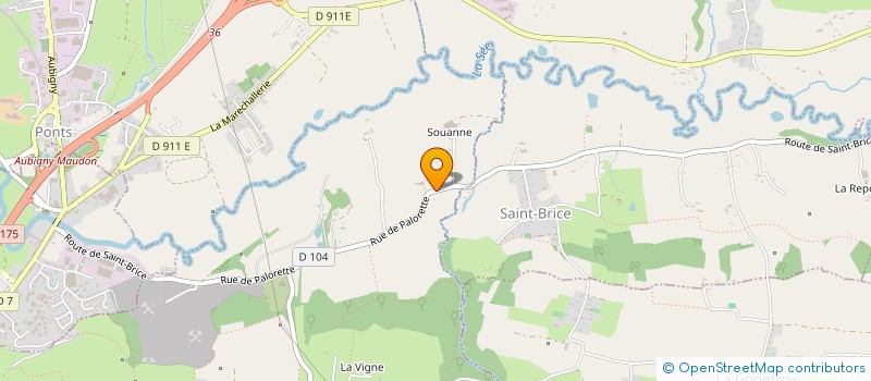 localisation de l'entreprise MADAME MADELEINE MARQUER  SAINT-SENIER-SOUS-AVRANCHES