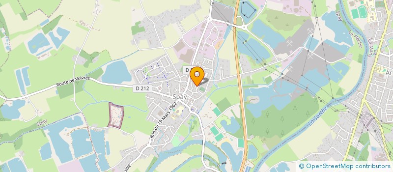 localisation de l'entreprise MADAME MADELEINE MARQUIS  SPAY