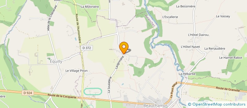 localisation de l'entreprise MADAME MADELEINE MARTIN  BEAUCHAMPS