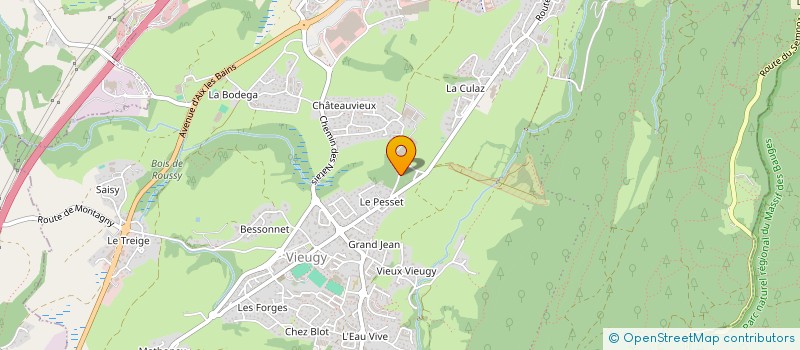 localisation de l'entreprise MADAME MADELEINE MARTIN  ANNECY