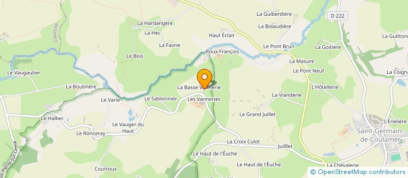 localisation de l'entreprise MADAME MADELEINE MAUNOURY  VIMARTIN-SUR-ORTHE