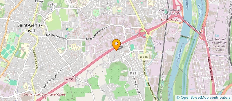 localisation de l'entreprise MADAME MADELEINE MELLARD  IRIGNY