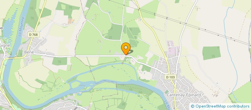 localisation de l'entreprise MADAME MADELEINE MENARD  SOULAIRE-ET-BOURG