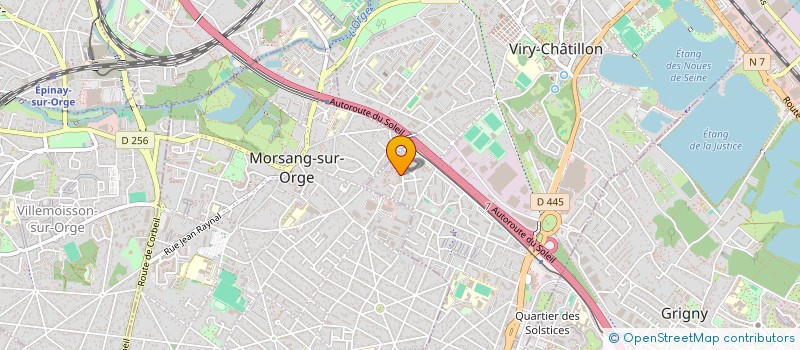 localisation de l'entreprise MADAME MADELEINE MENDY  SAMOREAU