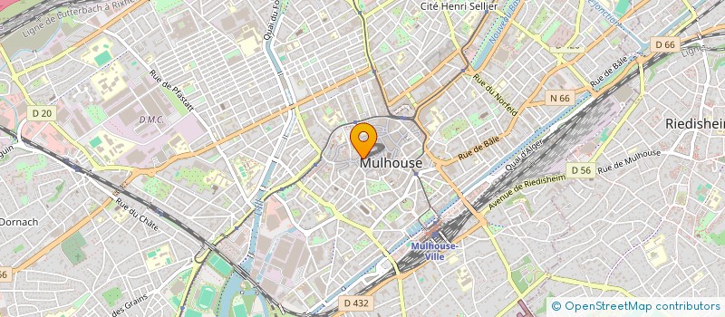 localisation de l'entreprise MADAME MADELEINE MENGUE à MULHOUSE