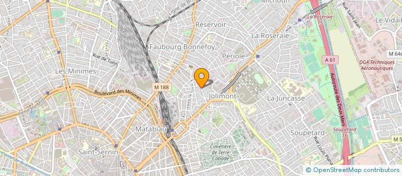 localisation de l'entreprise MADAME MADELEINE METELLI à TOULOUSE