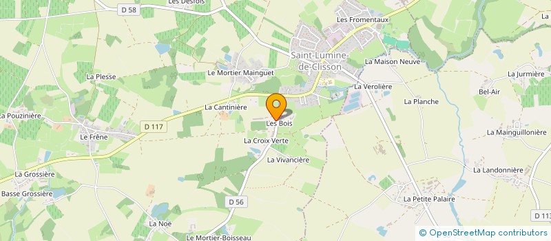 localisation de l'entreprise MADAME MADELEINE MICHELET à SAINT-LUMINE-DE-CLISSON