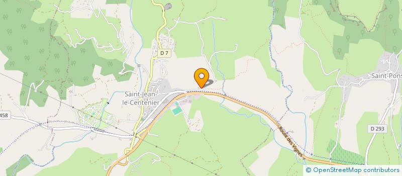 localisation de l'entreprise MADAME MADELEINE MILESI  SAINT-JEAN-LE-CENTENIER