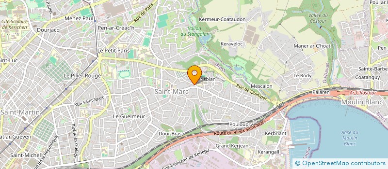 localisation de l'entreprise MADAME MADELEINE MIOSSEC à MONTREUIL