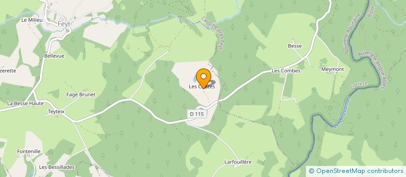 localisation de l'entreprise MADAME MADELEINE MONTEL MOZAT  FEYT