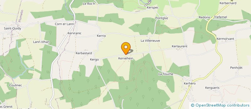 localisation de l'entreprise MADAME MADELEINE MORVANT  PLUMELIN