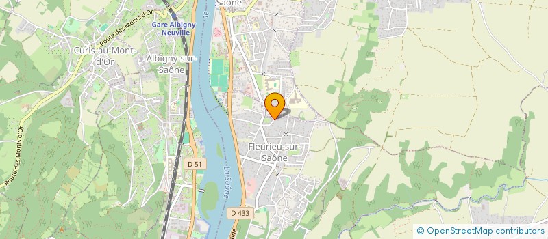 localisation de l'entreprise MADAME MADELEINE MOUTON  FLEURIEU-SUR-SAONE