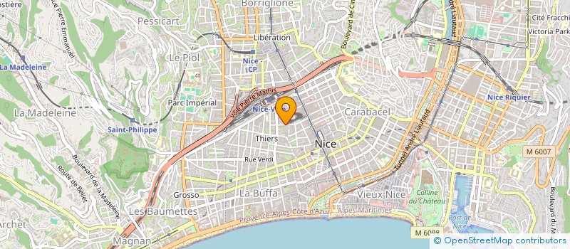 localisation de l'entreprise MADAME MADELEINE NGUYEN  NICE