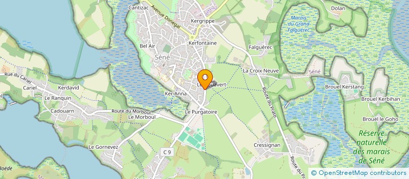 localisation de l'entreprise MADAME MADELEINE NOBLANC à SENE