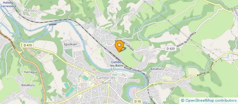 localisation de l'entreprise MADAME MADELEINE NOBLIA à CAMBO-LES-BAINS