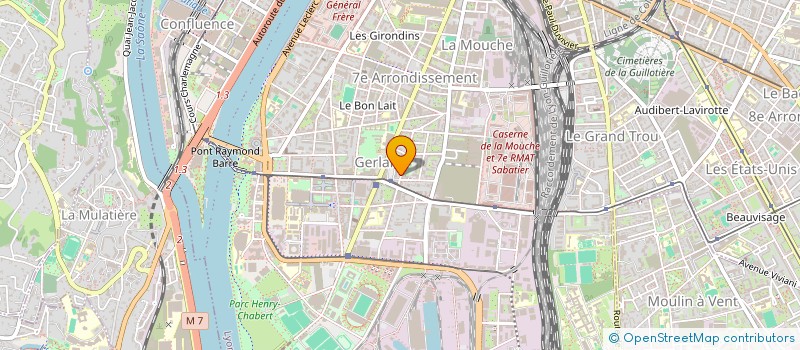 localisation de l'entreprise MADAME MADELEINE NZAZI DIAYAME  LYON