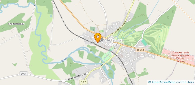 localisation de l'entreprise MADAME MADELEINE PANIS à VILLEDIEU-SUR-INDRE