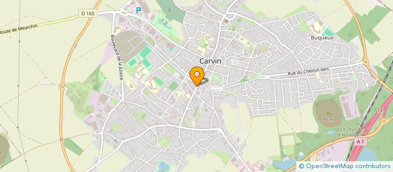 localisation de l'entreprise MADAME MADELEINE PARMENTIER à CARVIN