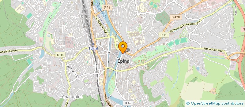 localisation de l'entreprise MADAME MADELEINE PEREIRA à EPINAL