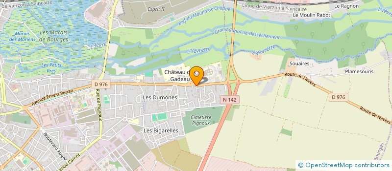 localisation de l'entreprise MADAME MADELEINE PERRONET à BOURGES