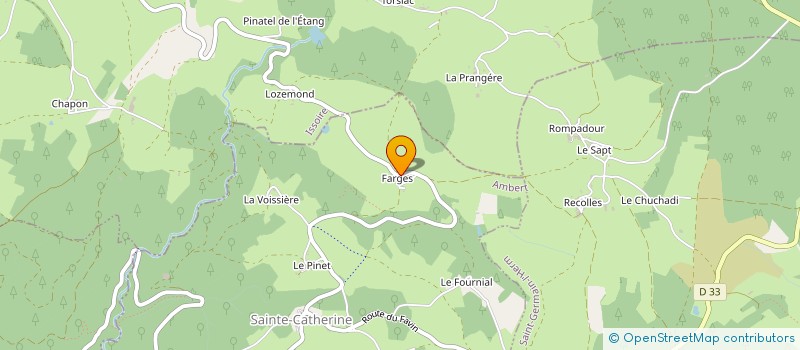 localisation de l'entreprise MADAME MADELEINE PEUF  SAINTE-CATHERINE