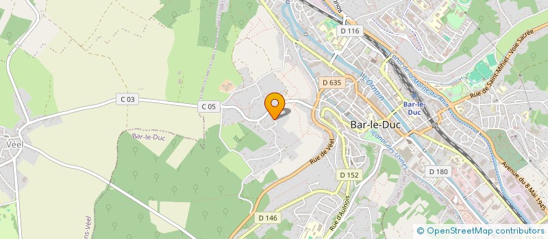 localisation de l'entreprise MADAME MADELEINE PEYREGNE à BAR-LE-DUC