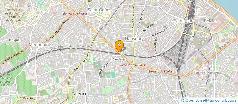 localisation de l'entreprise MADAME MADELEINE PIFFARETTI  BORDEAUX