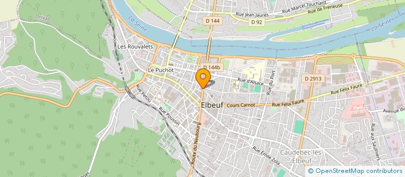 localisation de l'entreprise MADAME MADELEINE PILLA  ELBEUF