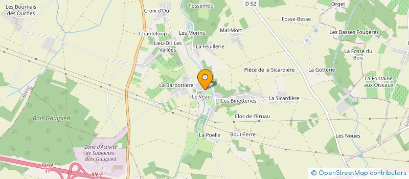 localisation de l'entreprise MADAME MADELEINE PILLAULT à BLERE