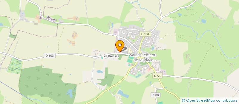 localisation de l'entreprise MADAME MADELEINE PINON à ERDRE-EN-ANJOU