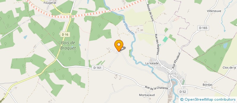 localisation de l'entreprise MADAME MADELEINE PINOT à TERRES-DE-HAUTE-CHARENTE