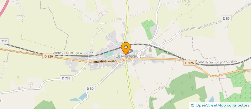 localisation de l'entreprise MADAME MADELEINE PLESSIS à LE MERLERAULT