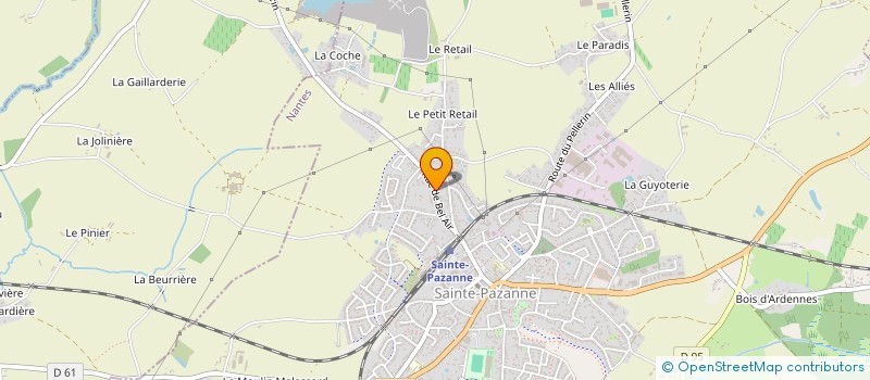 localisation de l'entreprise MADAME MADELEINE POIGNAVANT à SAINTE-PAZANNE