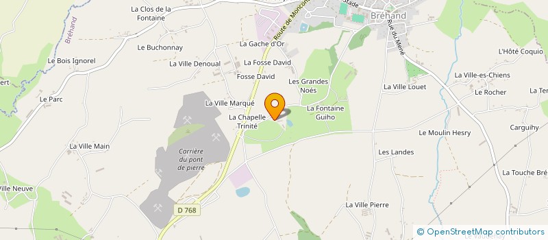 localisation de l'entreprise MADAME MADELEINE POILBOUT à SAINT-GLEN