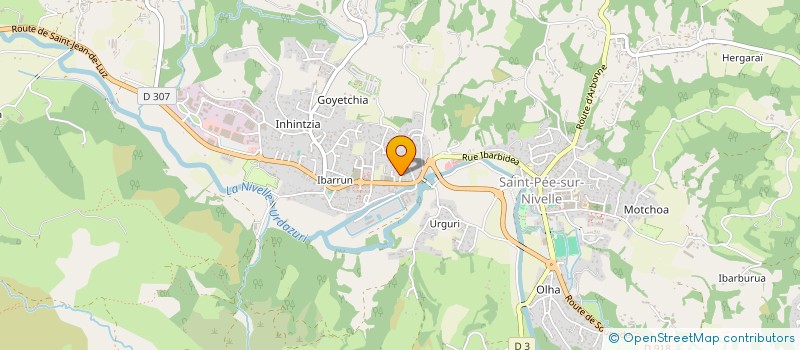 localisation de l'entreprise MADAME MADELEINE POURTAU à SAINT-PEE-SUR-NIVELLE