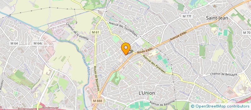 localisation de l'entreprise MADAME MADELEINE PRO à L'UNION