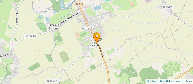 localisation de l'entreprise MADAME MADELEINE PRUVOST  RACQUINGHEM