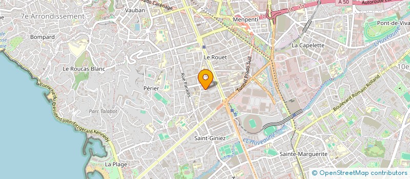 localisation de l'entreprise MADAME MADELEINE REBATTU à MARSEILLE