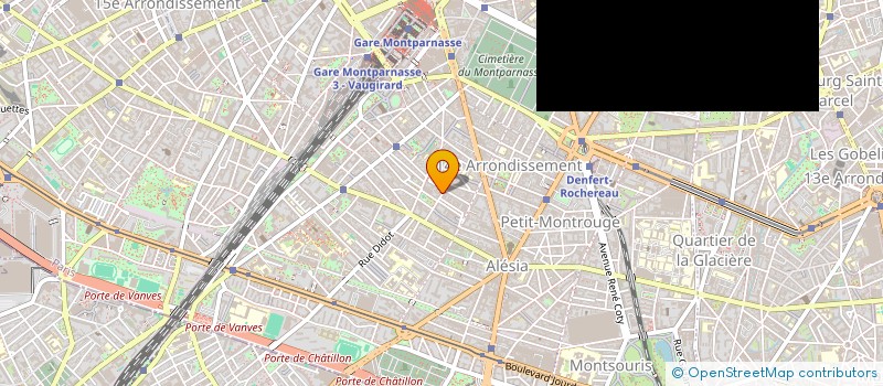 localisation de l'entreprise MADAME MADELEINE RENAND FERDINAND à PARIS