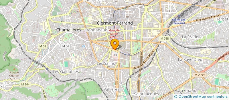 localisation de l'entreprise MADAME MADELEINE RENOUX à CLERMONT-FERRAND