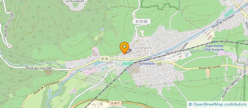 localisation de l'entreprise MADAME MADELEINE RIEGERT  TURCKHEIM