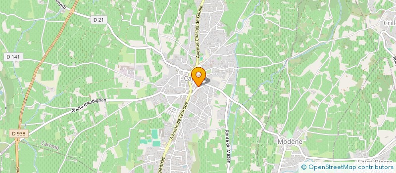 localisation de l'entreprise MADAME MADELEINE RIVET  LE BARROUX