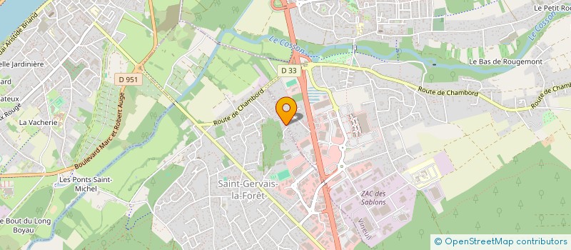 localisation de l'entreprise MADAME MADELEINE ROBERT  SAINT-CLAUDE-DE-DIRAY